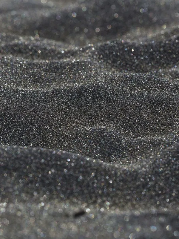 texture sable noir